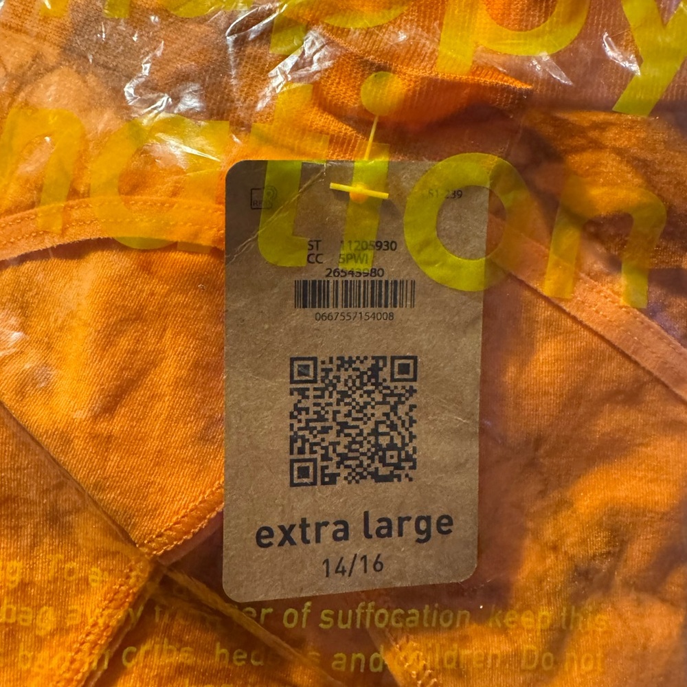 Orange Seamless Bikini Underwear